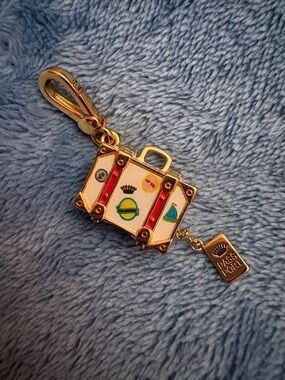 Rare Discontinued Juicy Couture Charm Suitcase and Passport